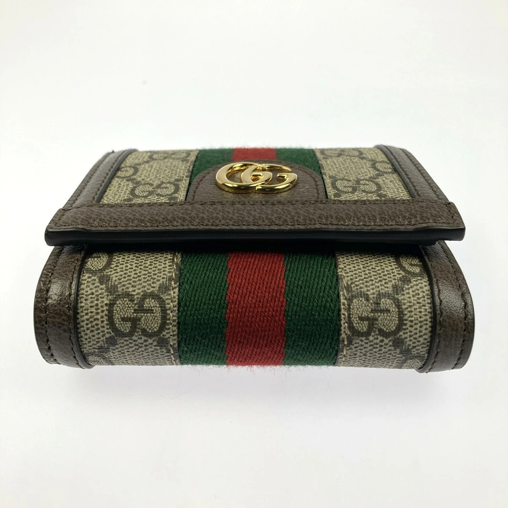 Gucci Wallet fold Ophidia GG Bi Black